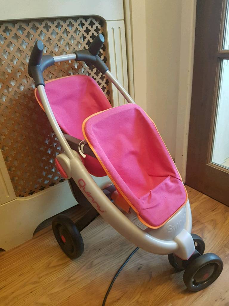 quinny double dolls pram